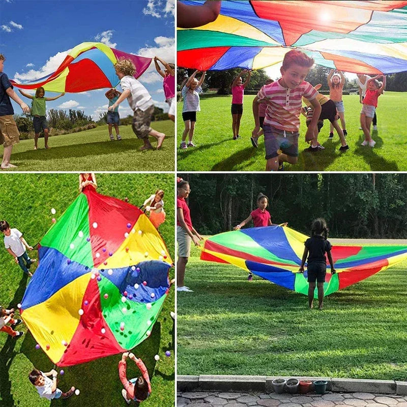 1M/2M/3.6M/5M/6M Rainbow Parachute Toy