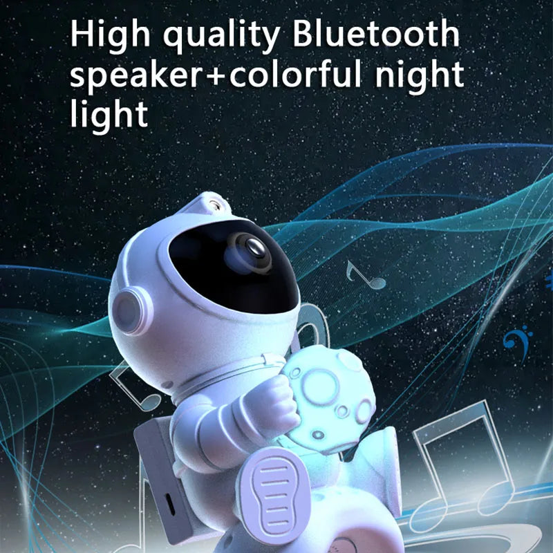 Bluetooth Astronaut LED Night Light Galaxy Star Projector