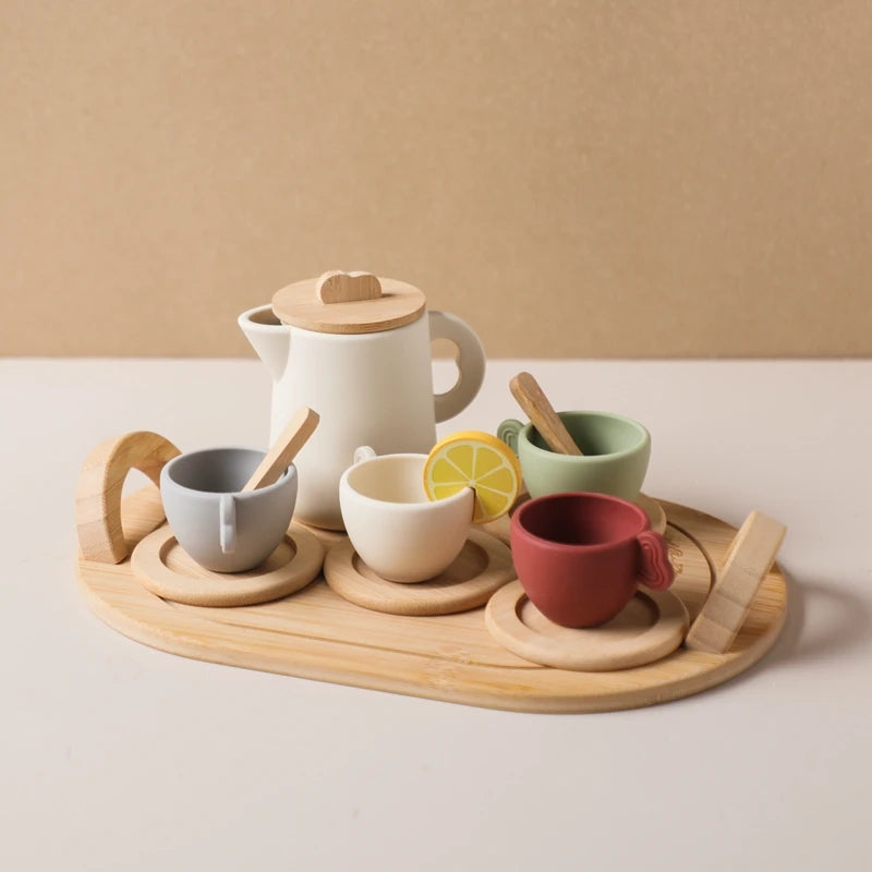 Montessori Wooden Tea Set