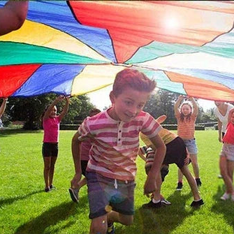 1M/2M/3.6M/5M/6M Rainbow Parachute Toy