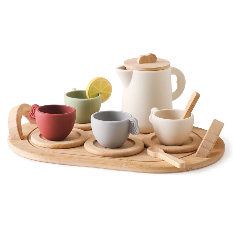 Montessori Wooden Tea Set