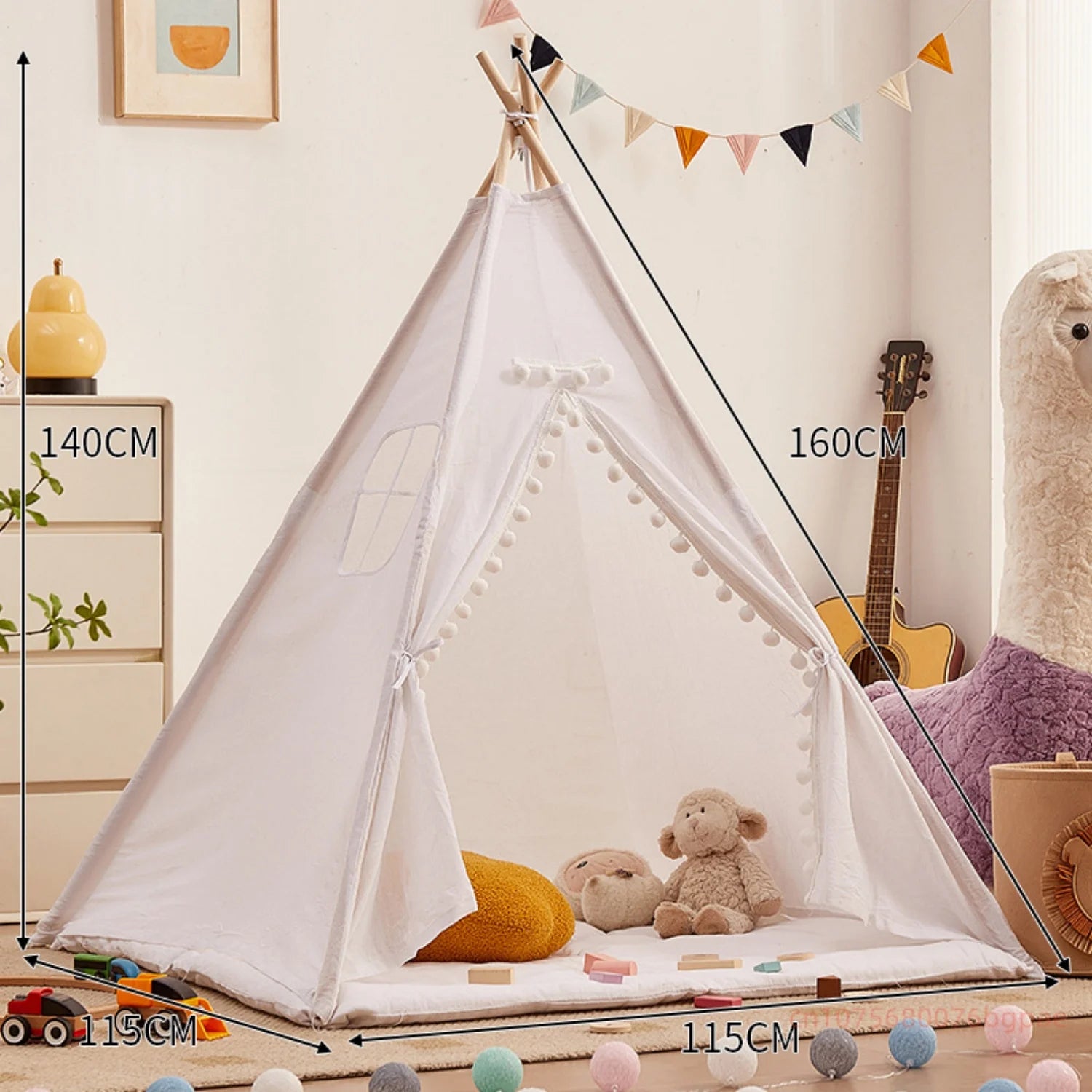 Montessori Teepee Play Tent